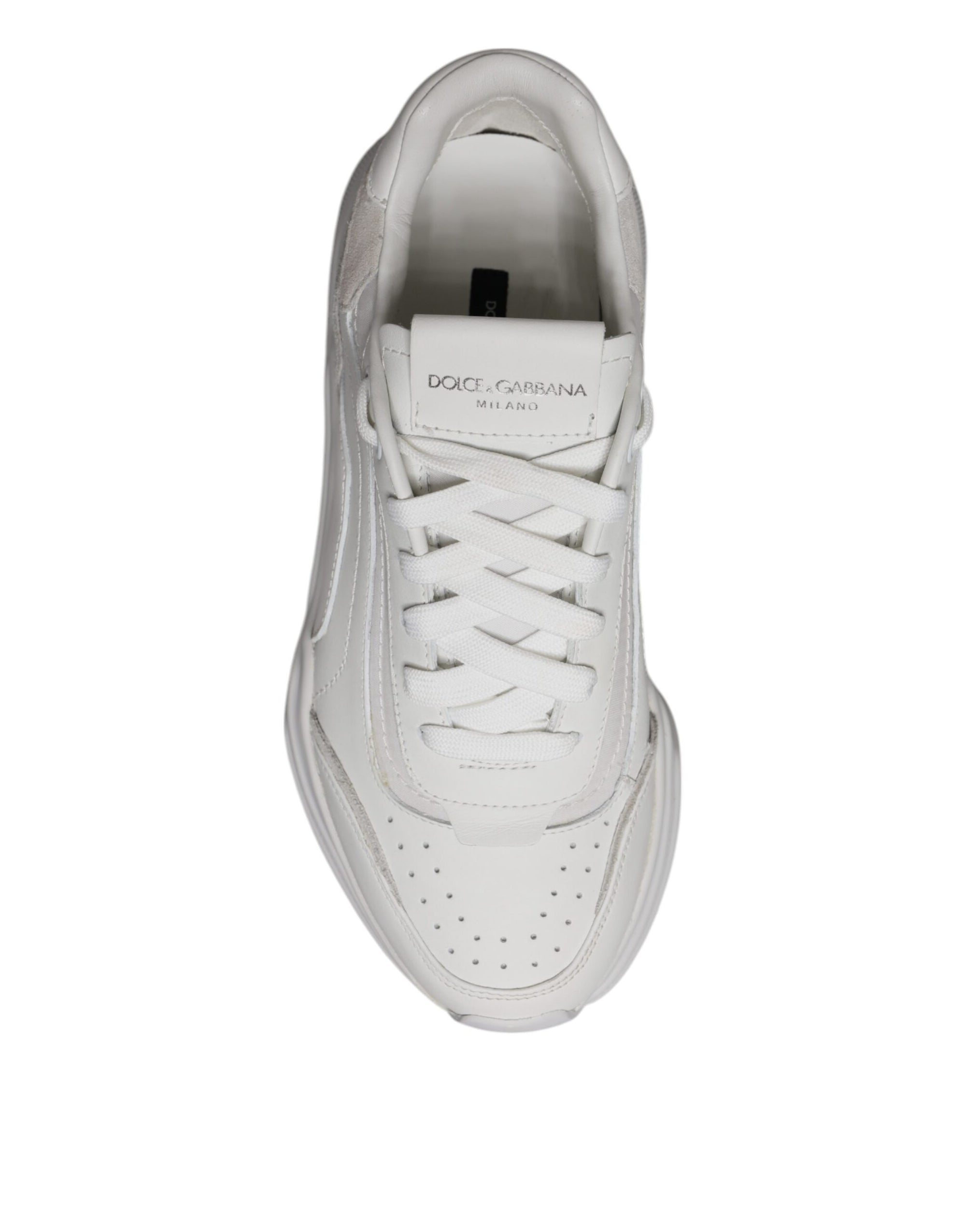 Dolce &amp; Gabbana White Daymaster Low Top Sneakers Shoes
