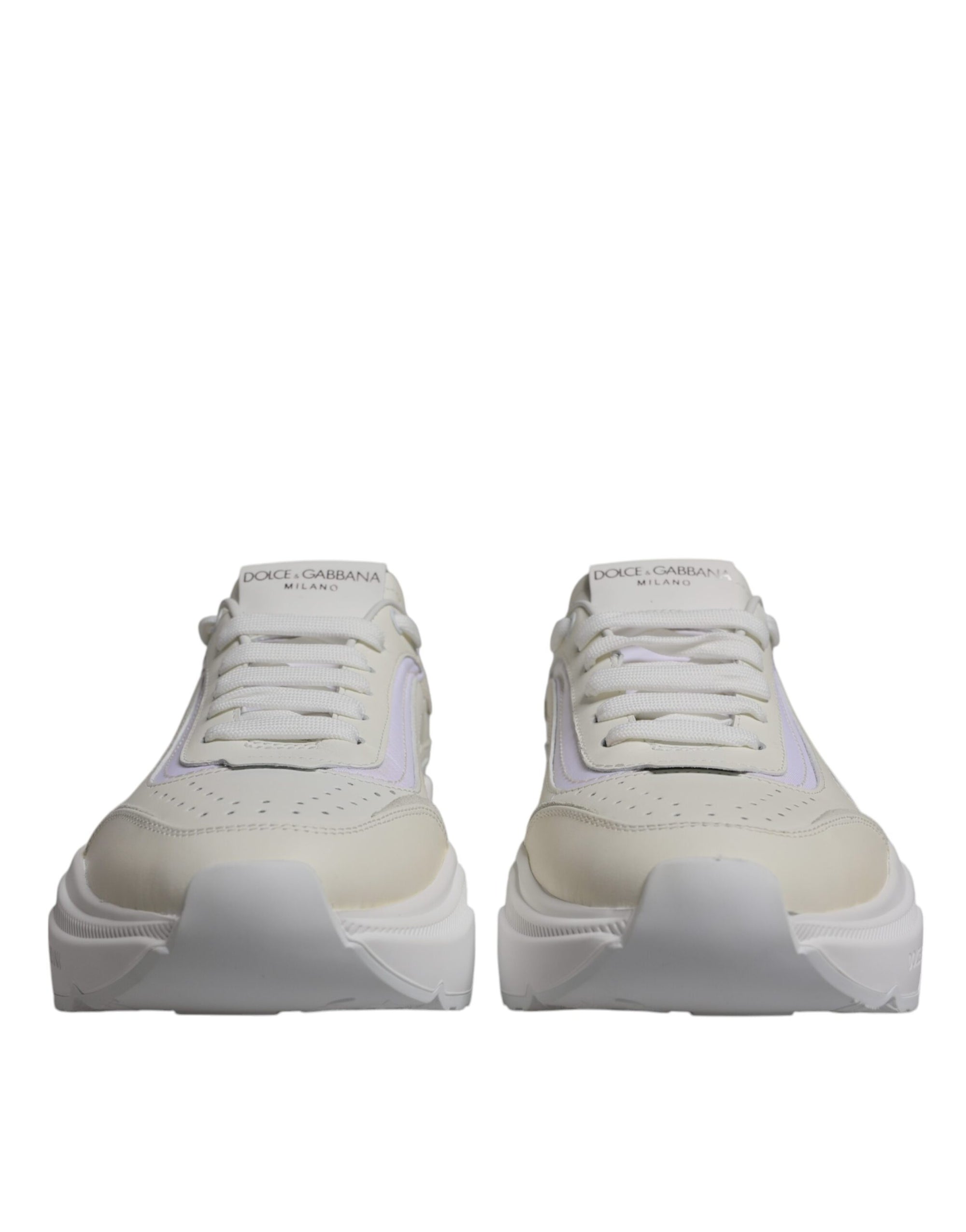 Dolce &amp; Gabbana White Daymaster Low Top Sneakers Shoes