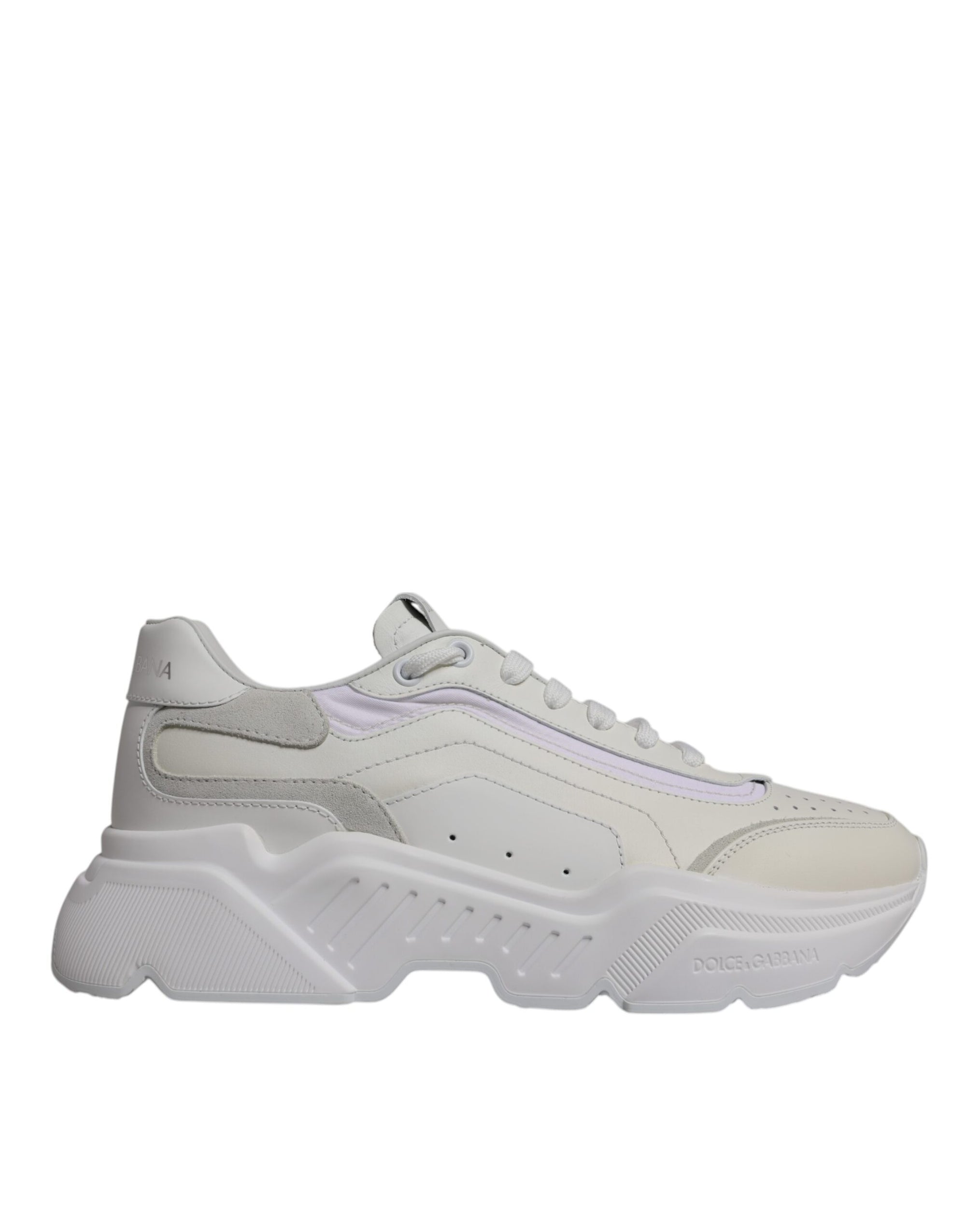 Dolce &amp; Gabbana White Daymaster Low Top Sneakers Shoes