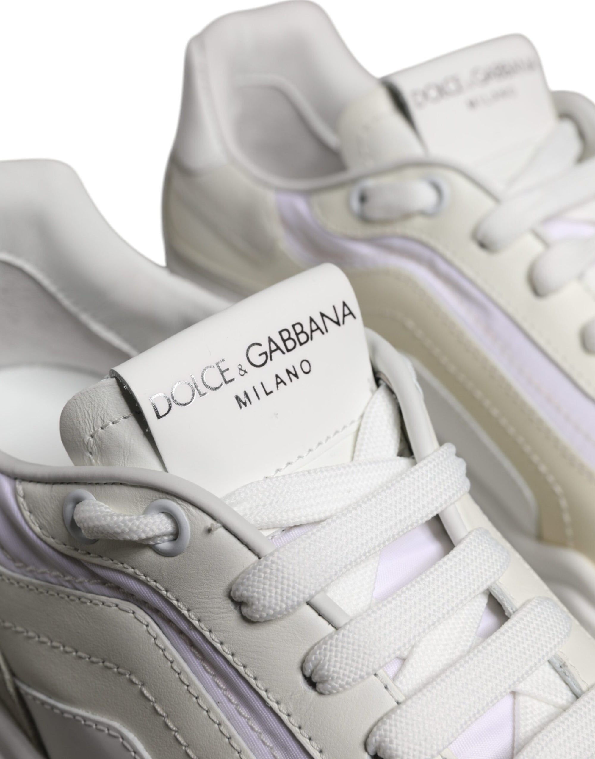 Dolce &amp; Gabbana White Daymaster Low Top Sneakers Shoes