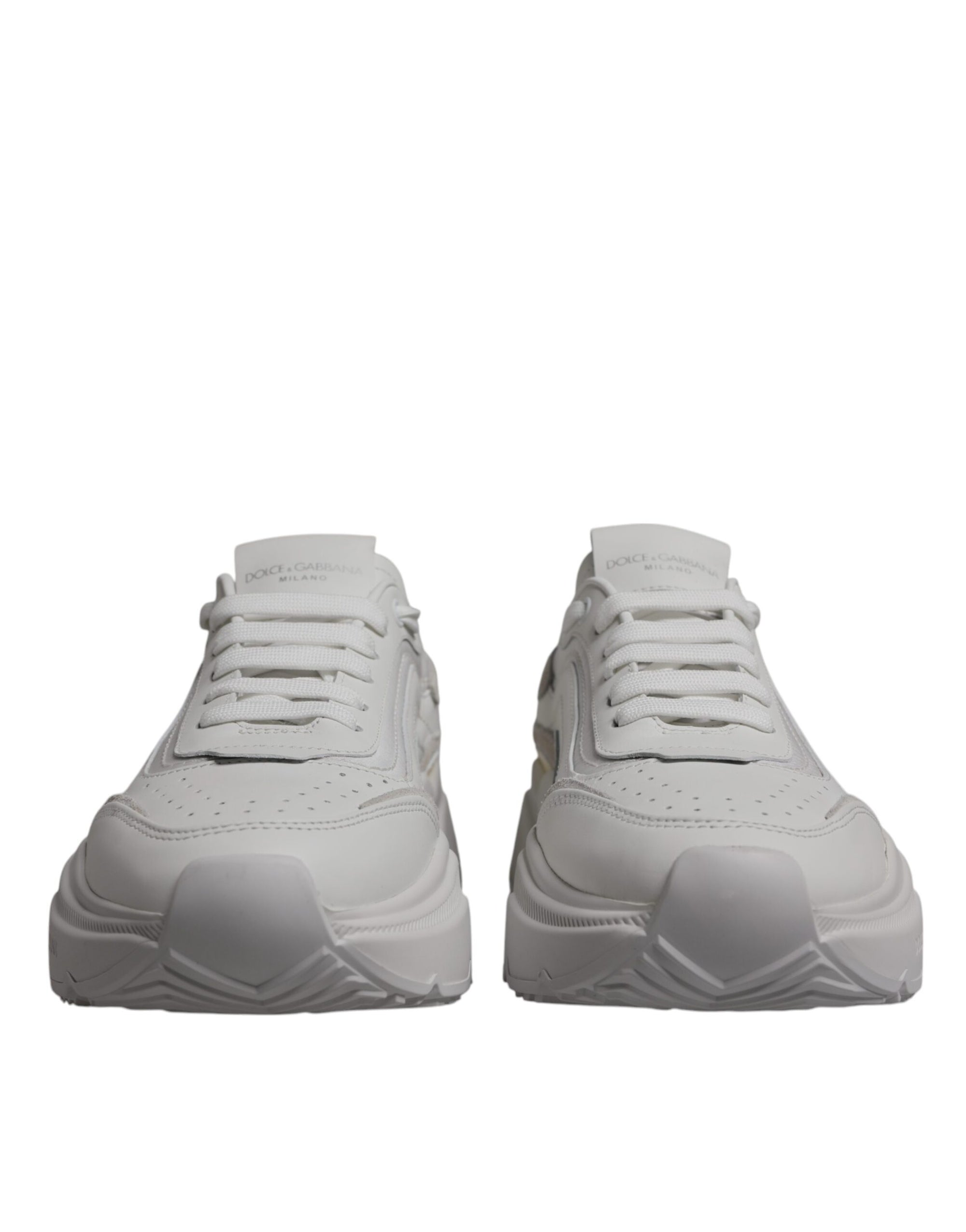 Dolce &amp; Gabbana White Daymaster Low Top Sneakers Shoes