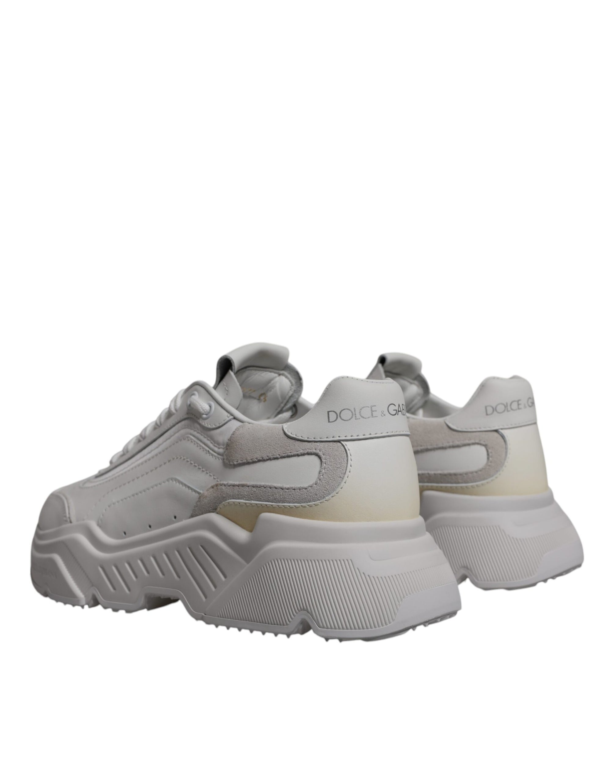 Dolce &amp; Gabbana White Daymaster Low Top Sneakers Shoes