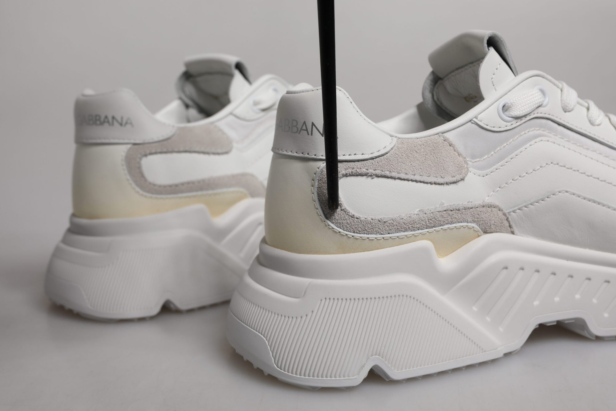 Dolce &amp; Gabbana White Daymaster Low Top Sneakers Shoes