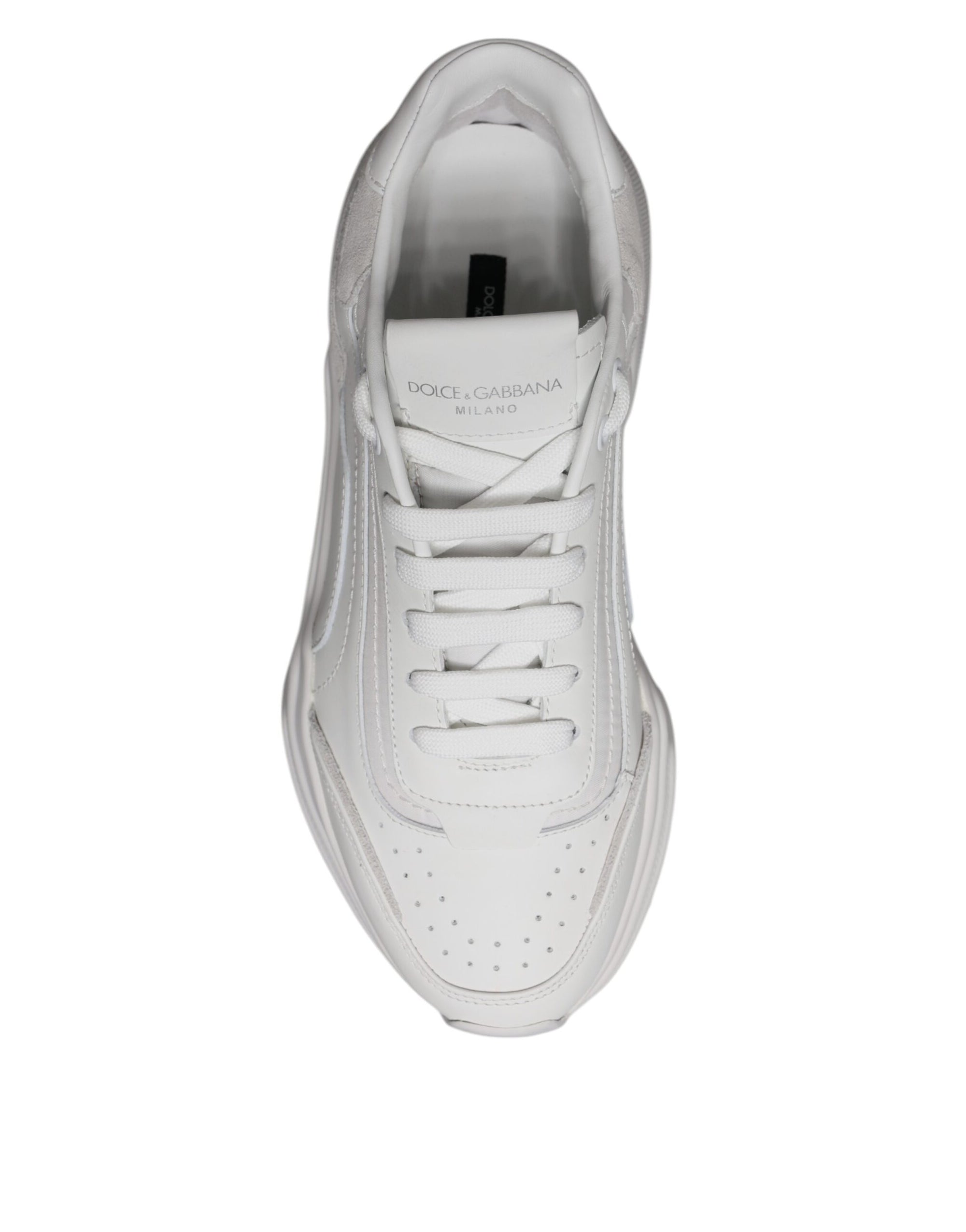 Dolce &amp; Gabbana White Daymaster Low Top Sneakers Shoes
