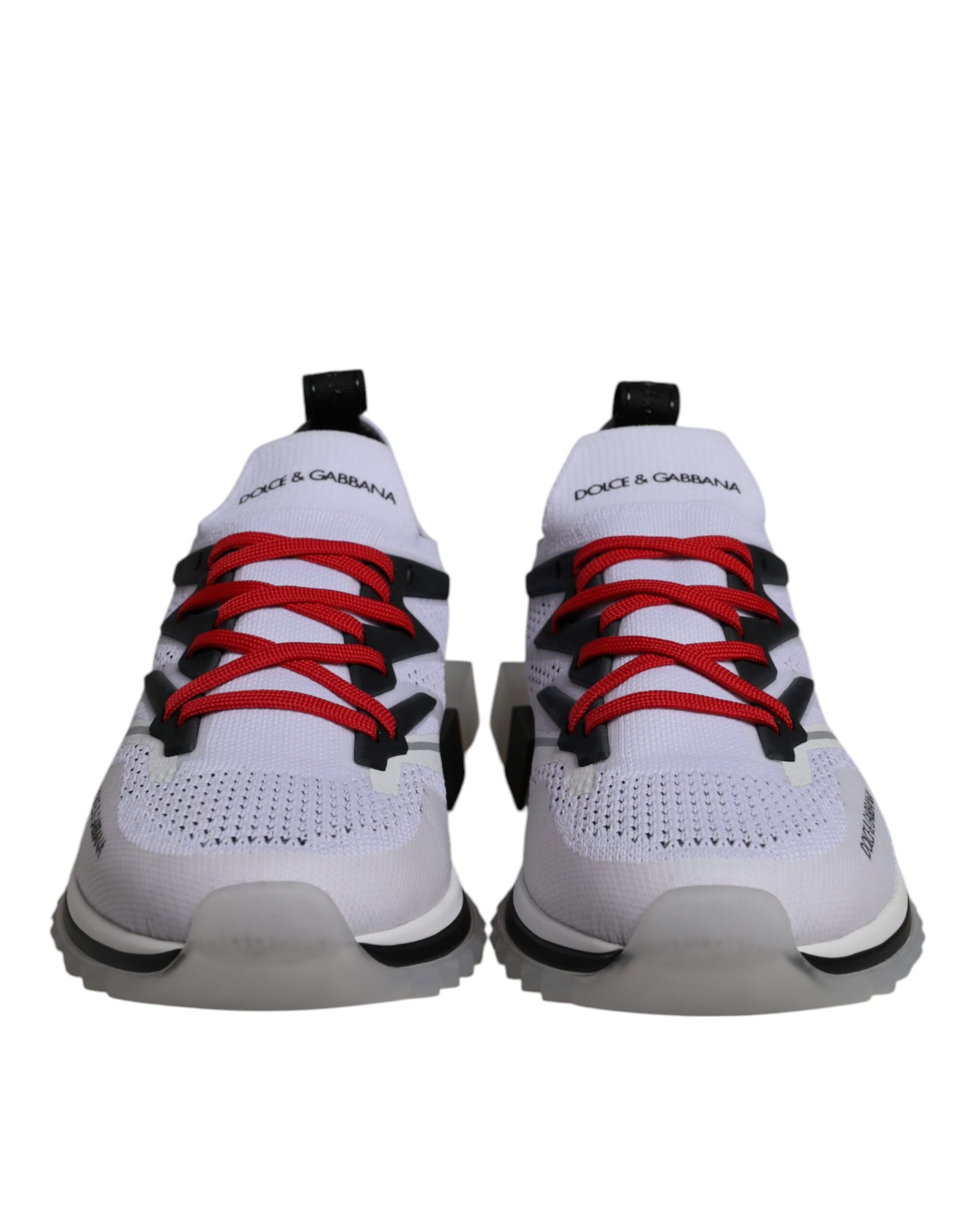 Dolce &amp; Gabbana White SORRENTO Sport Stretch Sneakers Shoes