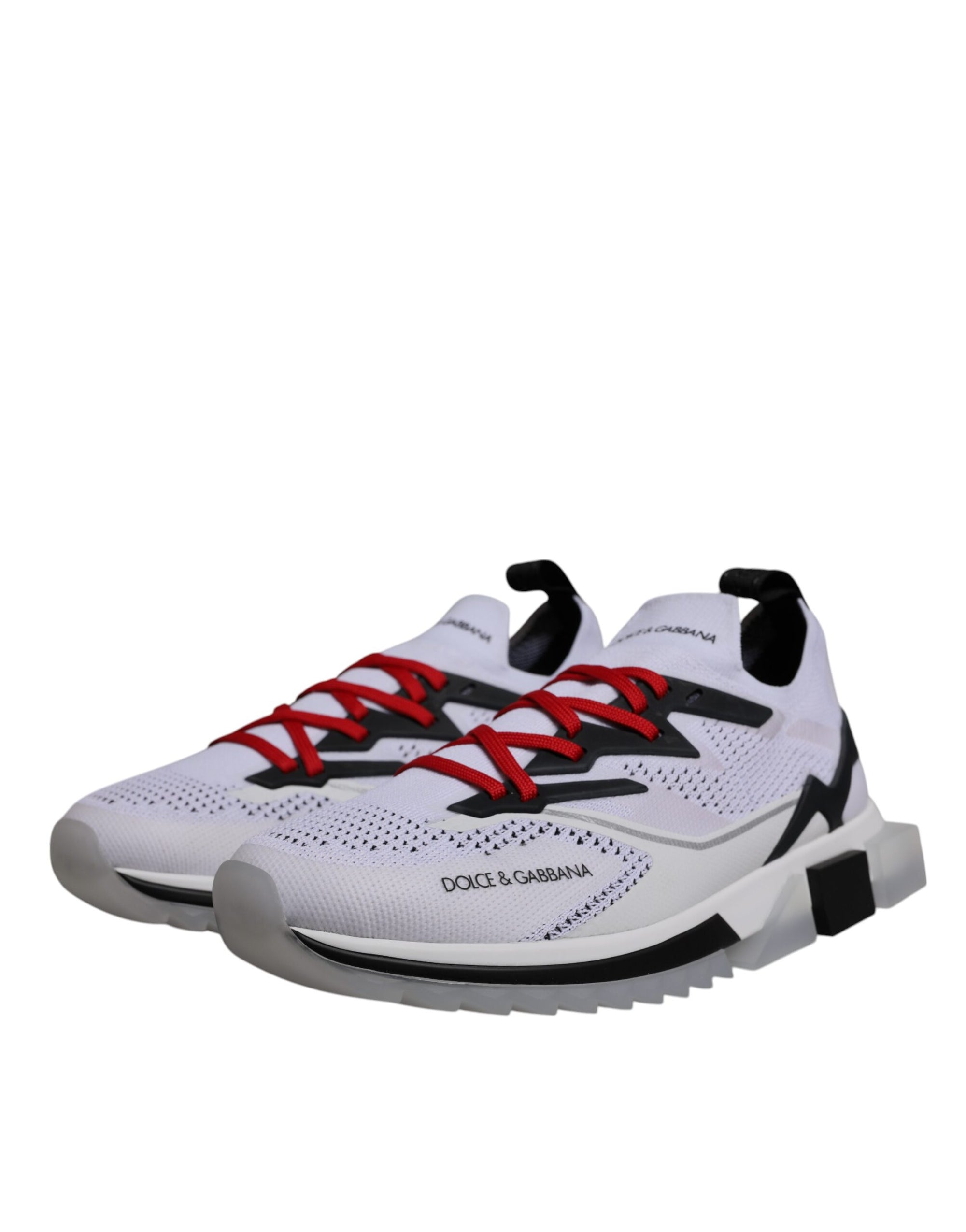 Dolce &amp; Gabbana White SORRENTO Sport Stretch Sneakers Shoes