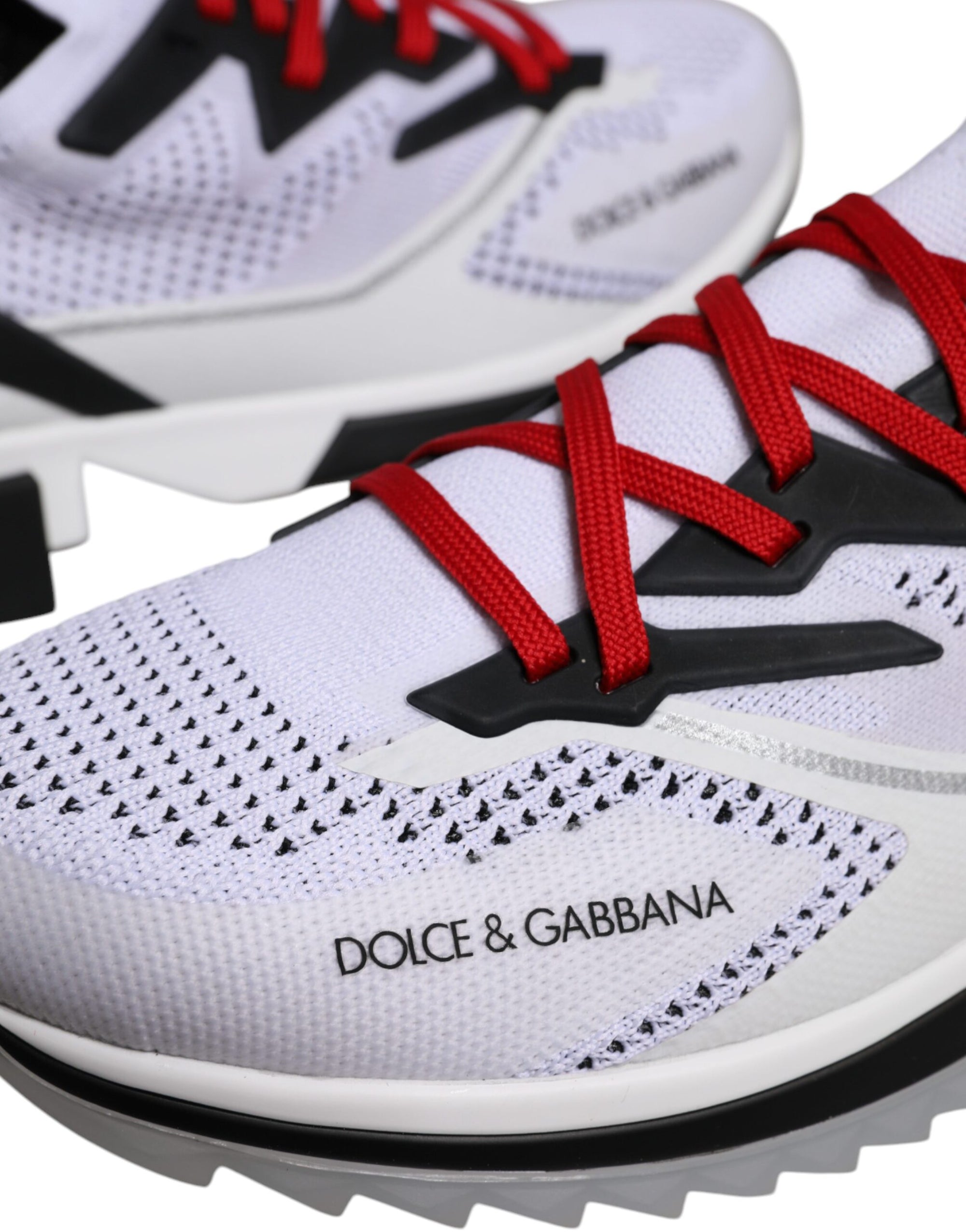 Dolce &amp; Gabbana White SORRENTO Sport Stretch Sneakers Shoes