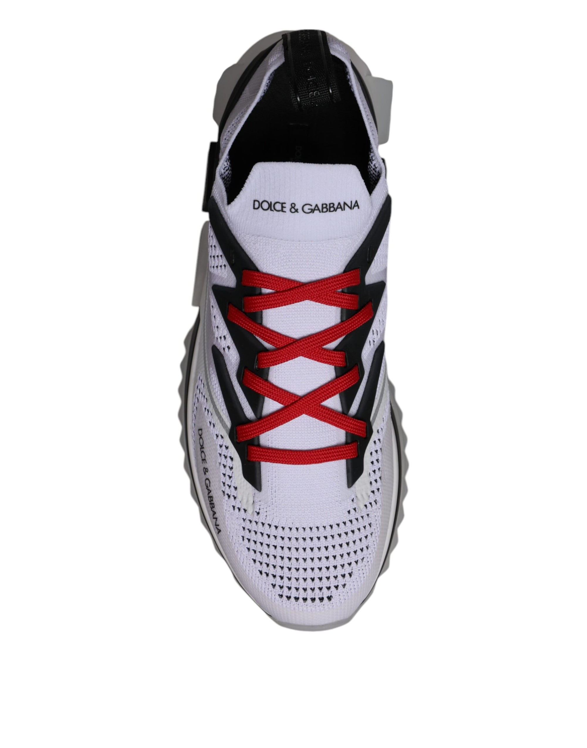 Dolce &amp; Gabbana White SORRENTO Sport Stretch Sneakers Shoes