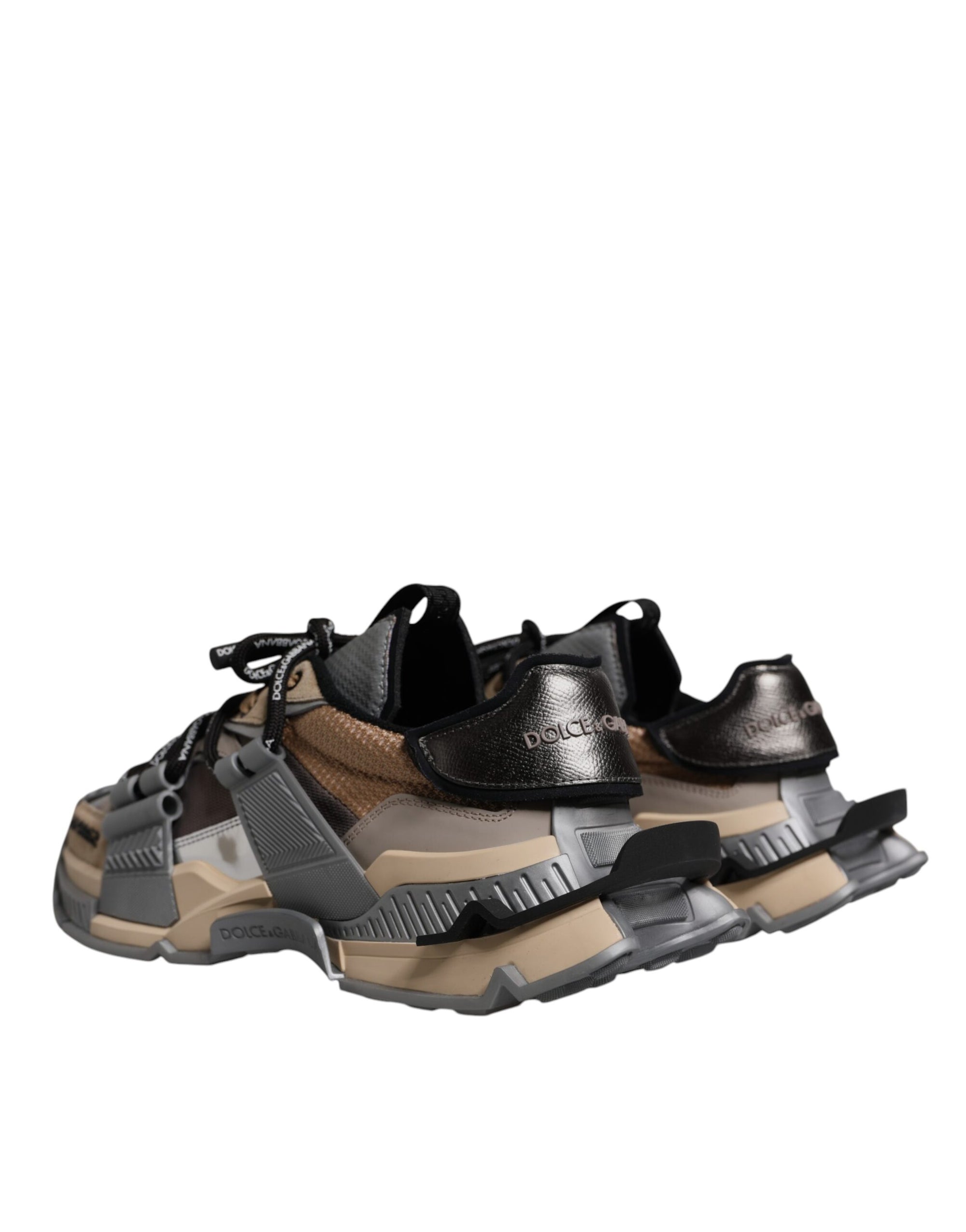 Dolce &amp; Gabbana Multicolor Low Top Space Men Sneakers Shoes