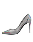 Dolce & Gabbana Multicolor Iridescent Pointed Toe Pumps Shoes