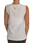 Dolce & Gabbana Enchanted Crystal-Embellished Silk Blouse