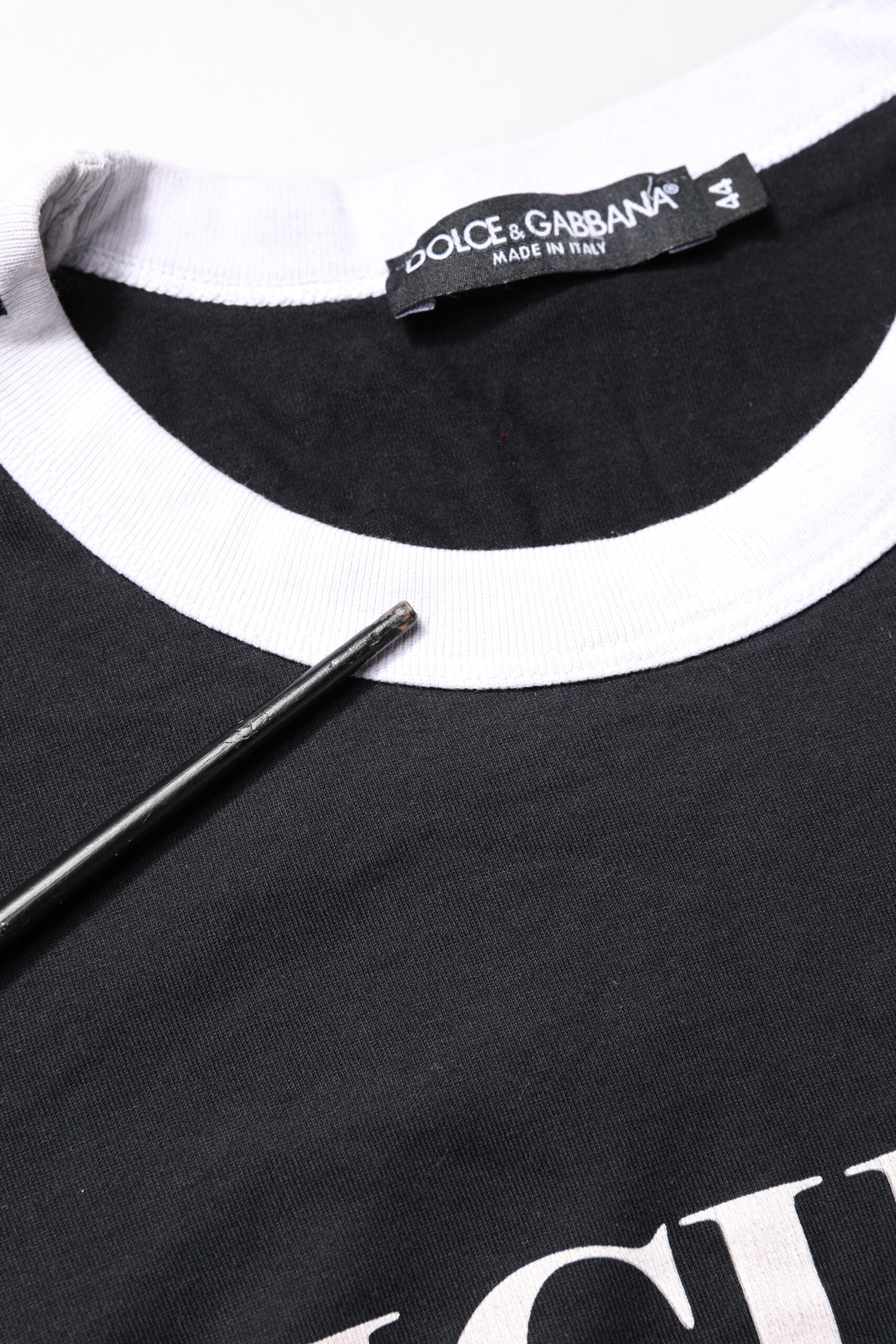 Dolce &amp; Gabbana Black Sicilia Crew Neck Short Sleeve T-shirt