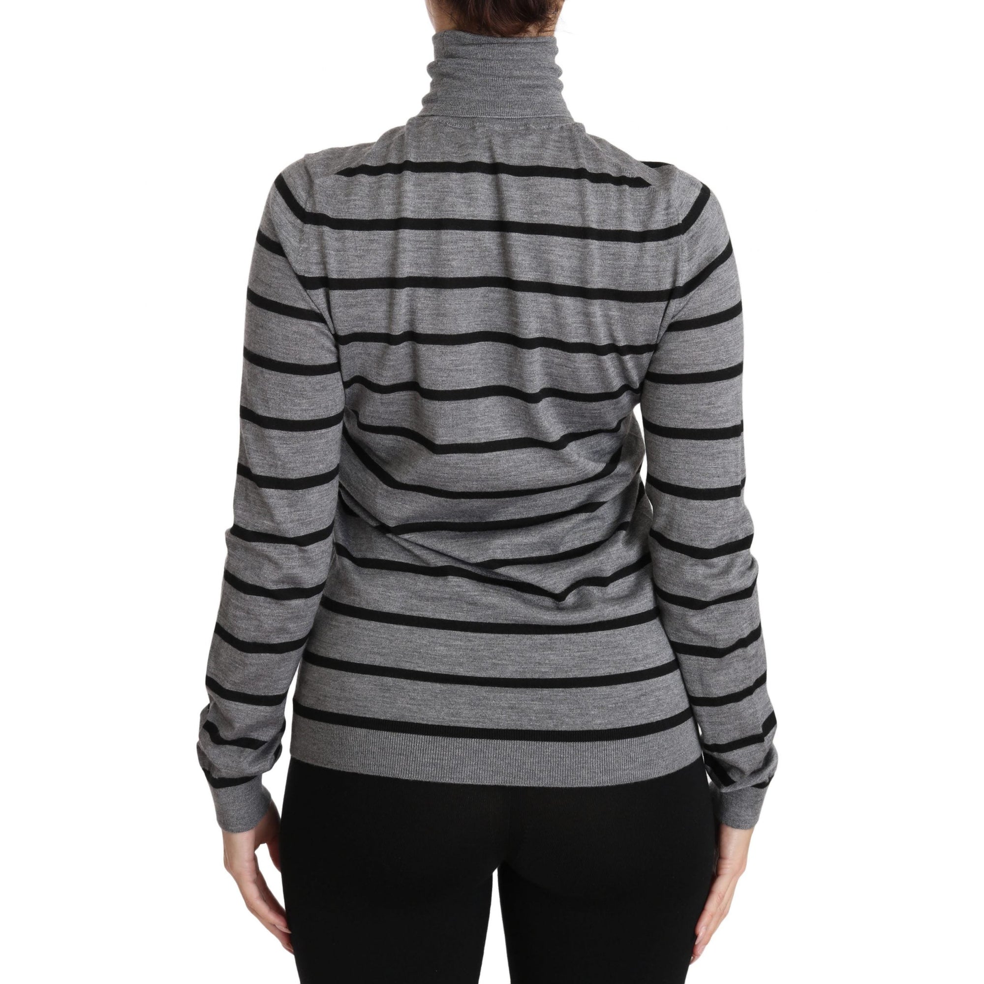 Dolce &amp; Gabbana Elegant Embroidered Cashmere-Silk Sweater