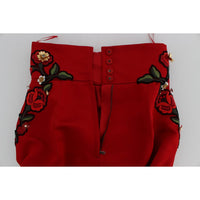 Dolce & Gabbana Enchanted Sicilian Rose Embroidered Mini Shorts