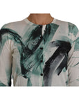 Dolce & Gabbana Elegant White Silk Lightweight Cardigan