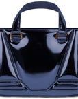 Ferrari Blue Leather Handbag
