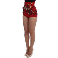 Dolce & Gabbana Enchanted Sicily Embroidered Silk Shorts