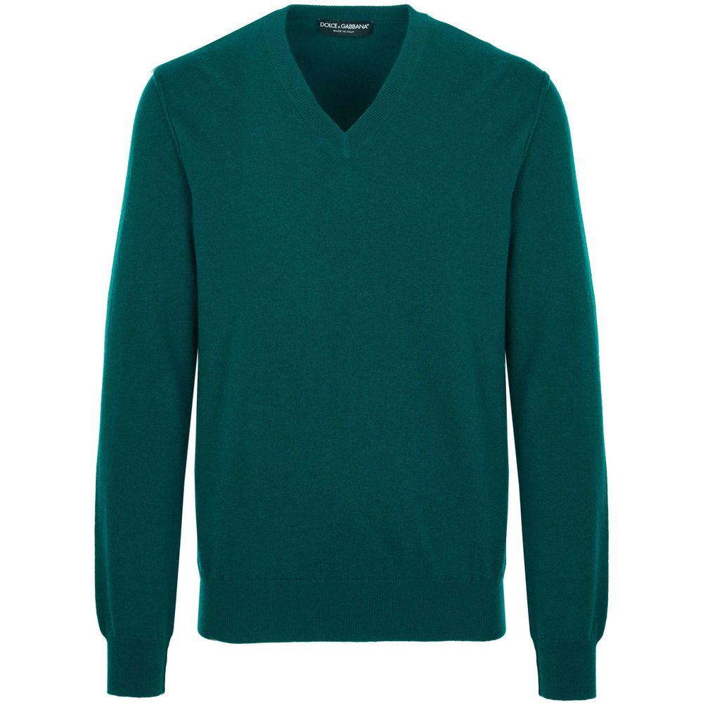Dolce &amp; Gabbana Green Cashmere Sweater