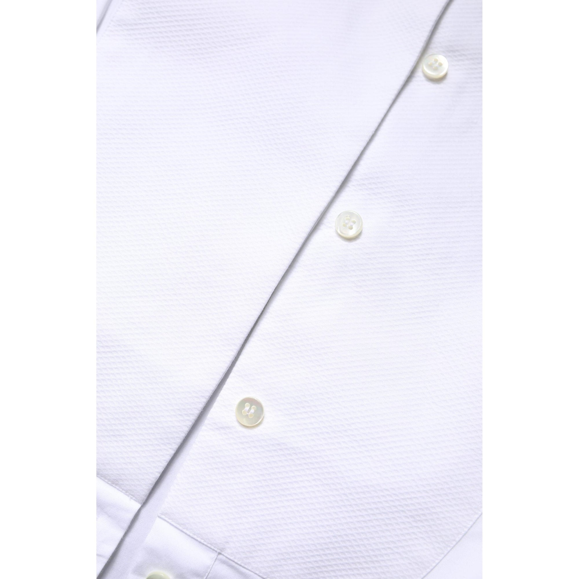 Dolce &amp; Gabbana White Cotton Dress Collared Dress Shirt Top