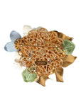 Dolce & Gabbana Multicolor Floral Crystals Pearls Enamel Accents Brooch