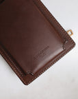 Dolce & Gabbana Brown Leather Neck Strap Cross Body Sling Bag