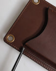 Dolce & Gabbana Brown Leather Neck Strap Cross Body Sling Bag
