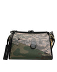 Dolce & Gabbana Multicolor Camouflage Patchwork Crossbody Bag