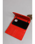 Dolce & Gabbana Red Quilted Devotion Crossbody Chain Phone Cover Bag
