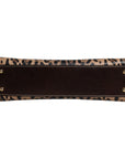 Dolce & Gabbana Brown Leopard Leather Shoulder Strap Tote Bag