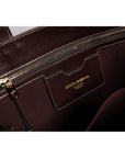 Dolce & Gabbana Brown Leopard Leather Shoulder Strap Tote Bag