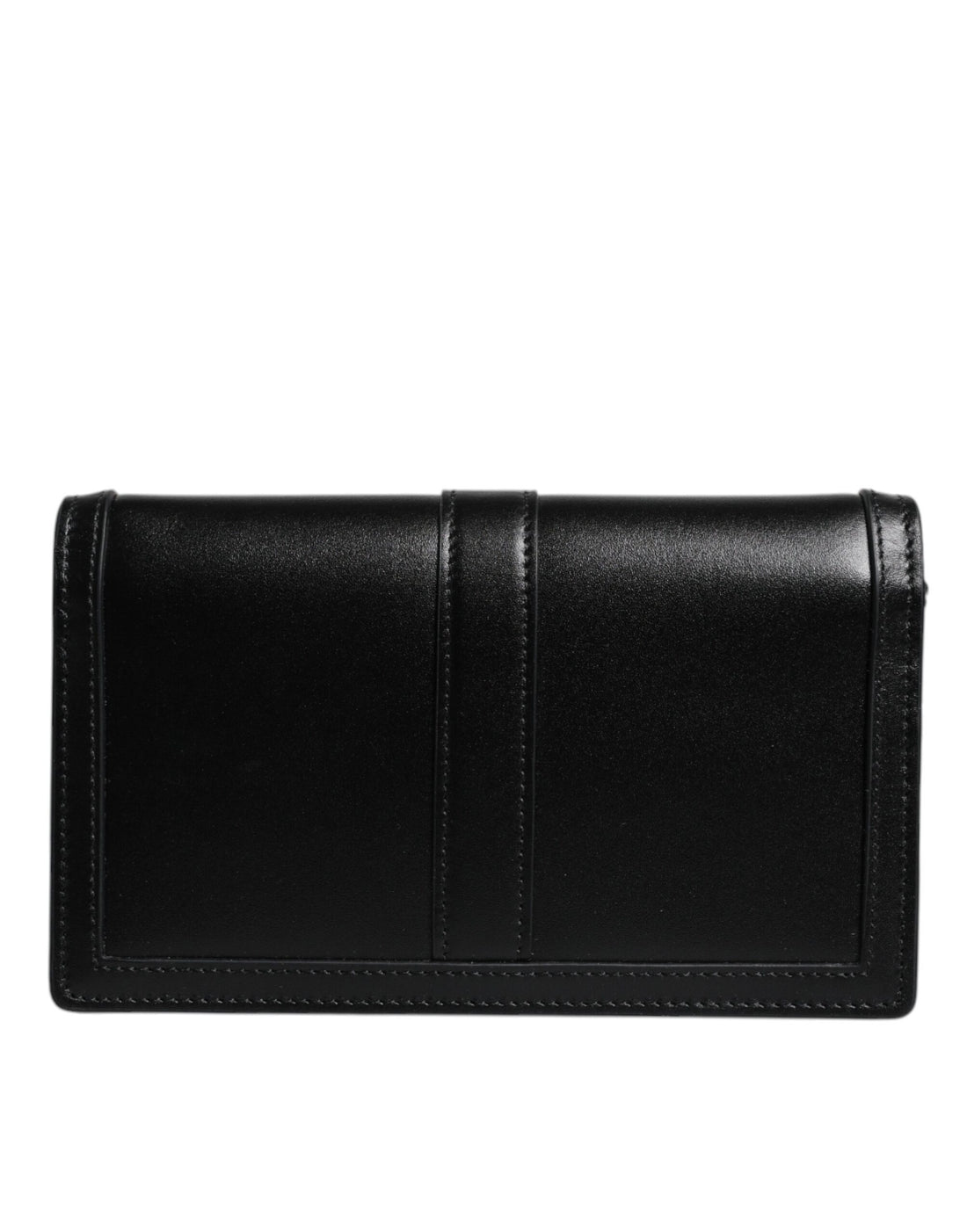 Versace Black Calfskin Leather Chain Strap Shoulder Crossbody Bag