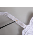 Dolce & Gabbana White Cordonetto Lace Beatrice Tote Shopping Bag