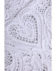 Dolce & Gabbana White Cordonetto Lace Beatrice Tote Shopping Bag