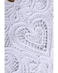 Dolce & Gabbana White Cordonetto Lace Beatrice Tote Shopping Bag