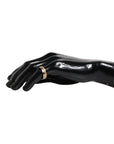 Dolce & Gabbana Gold Silver Tone Real Brass DG Logo Ring