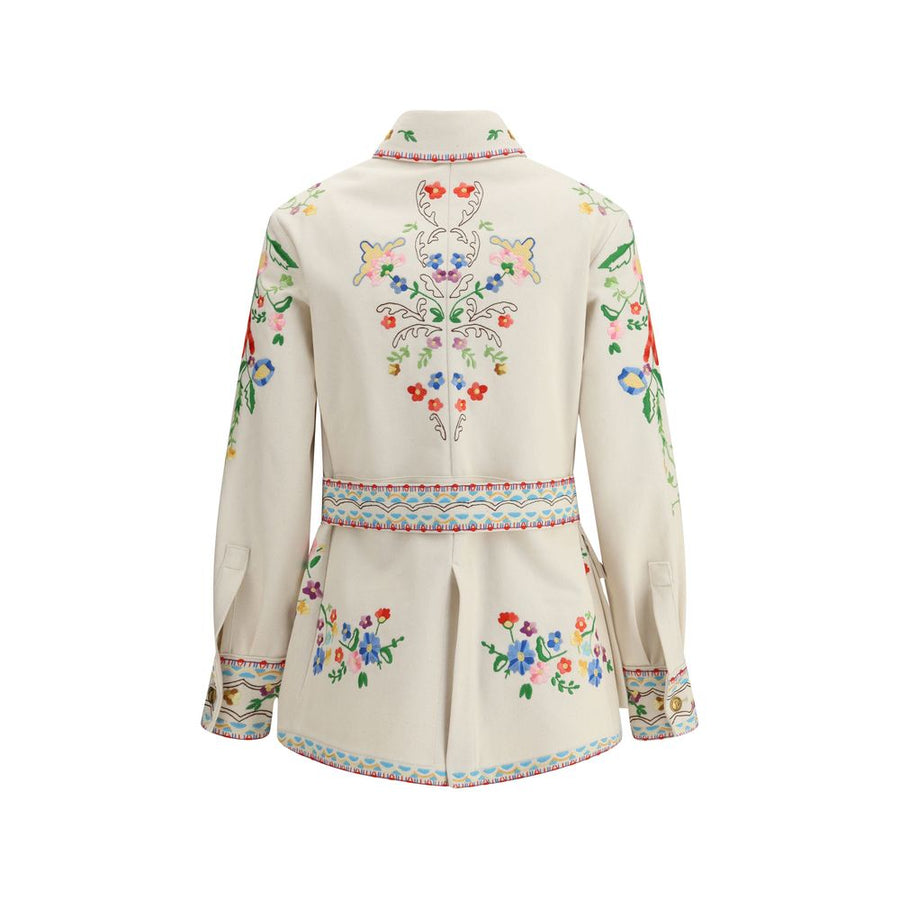 Valentino Embroidered Denim Jacket