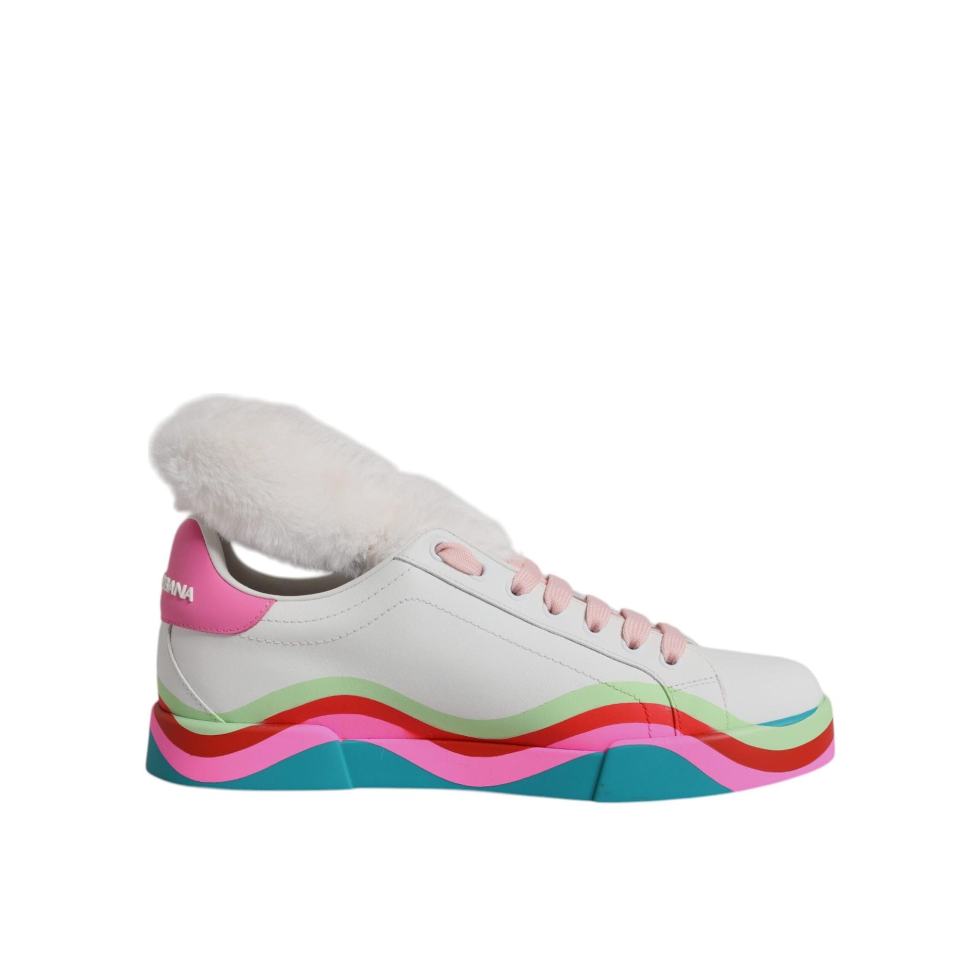 Dolce &amp; Gabbana Multicolor Low Top Trainers Sneakers Shoes