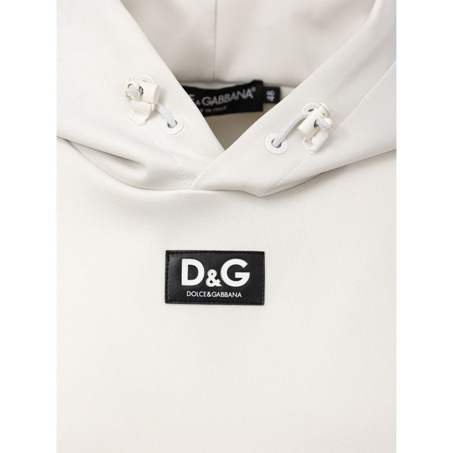 Dolce & Gabbana White Polyester Sweater