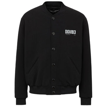 Dolce & Gabbana Black Viscose Jacket