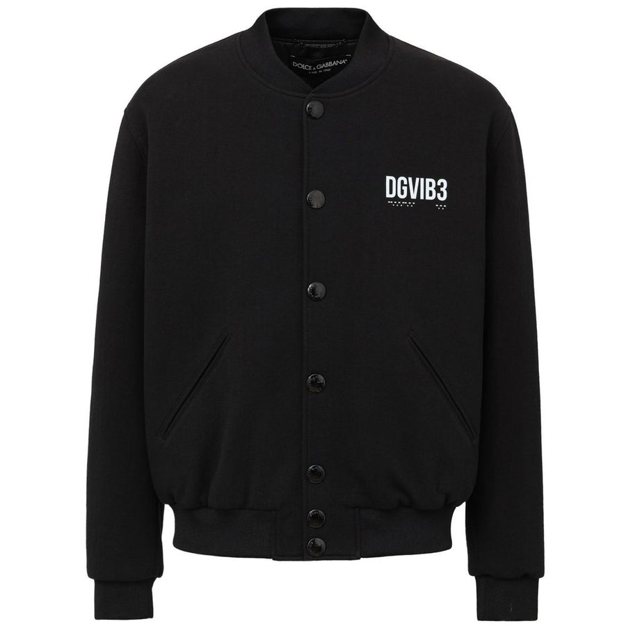 Dolce & Gabbana Black Viscose Jacket