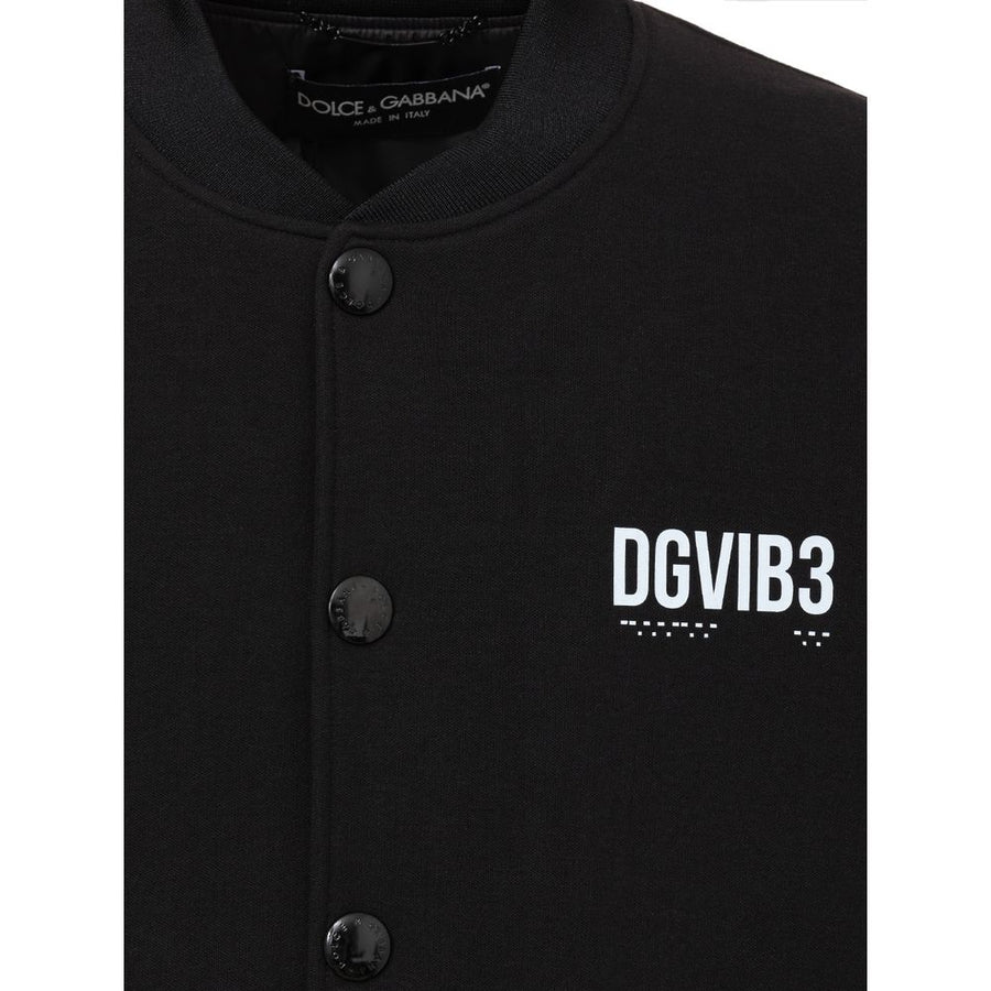 Dolce & Gabbana Black Viscose Jacket