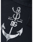 Dolce & Gabbana Blue Cotton Sweater