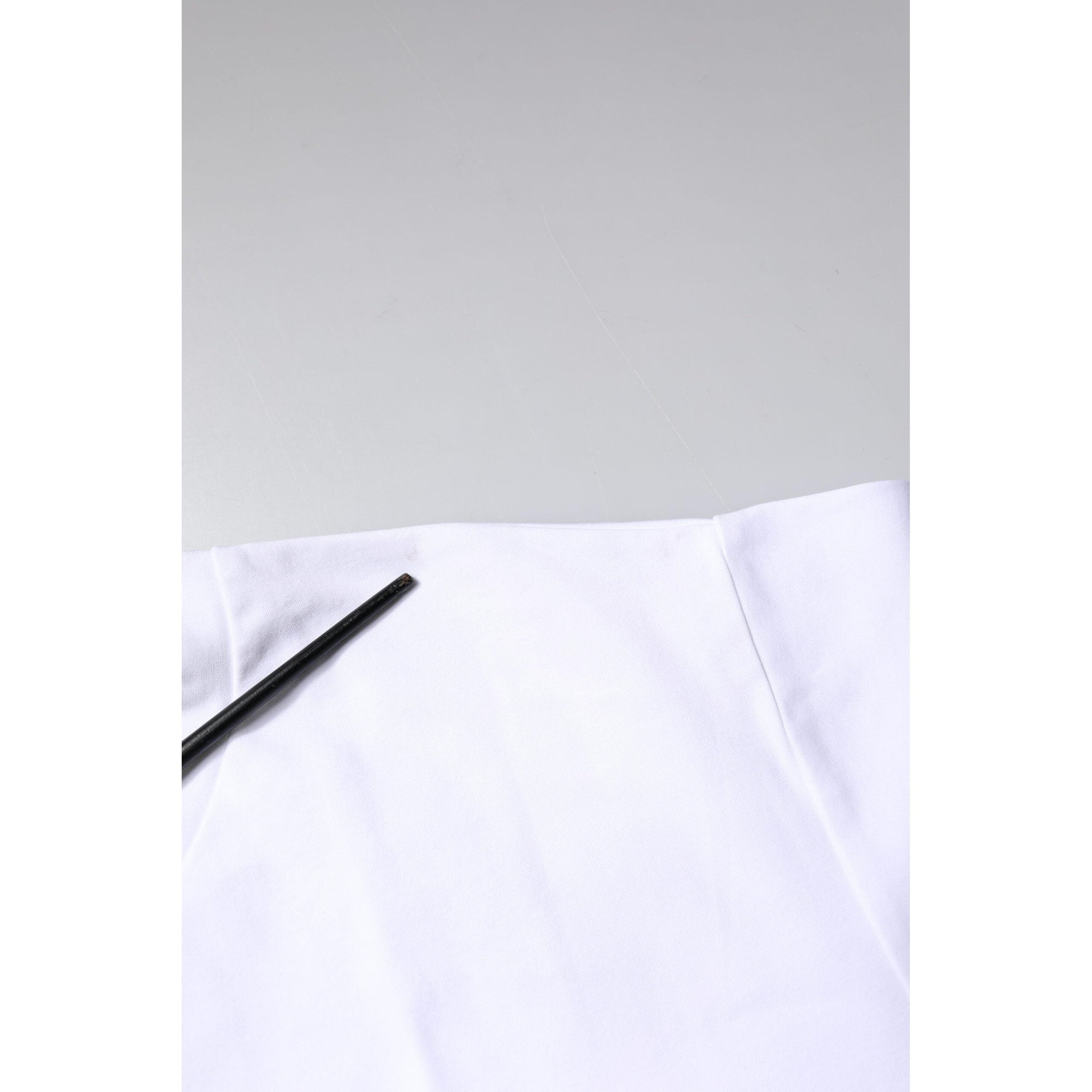 Dolce &amp; Gabbana White Bellissima Cotton Crew Neck T-shirt