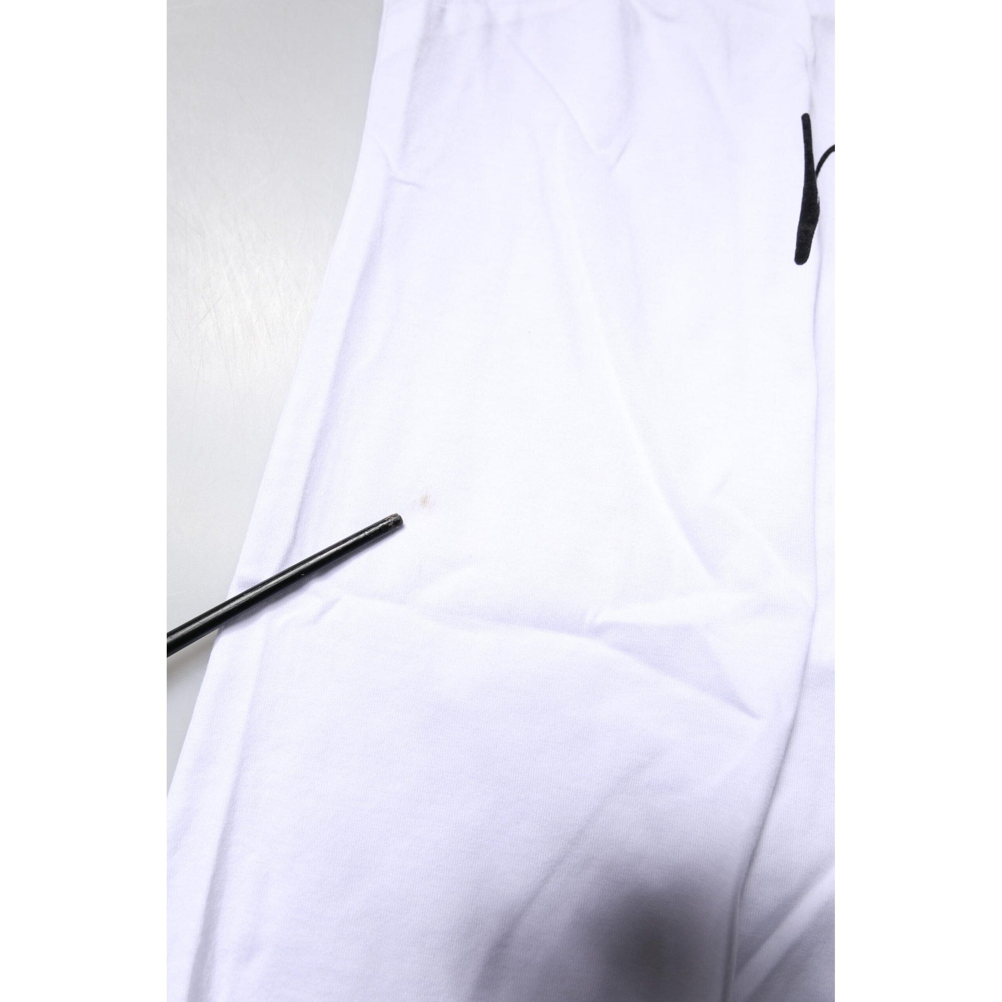 Dolce &amp; Gabbana White Printed Round Neck Top Cotton T-shirt