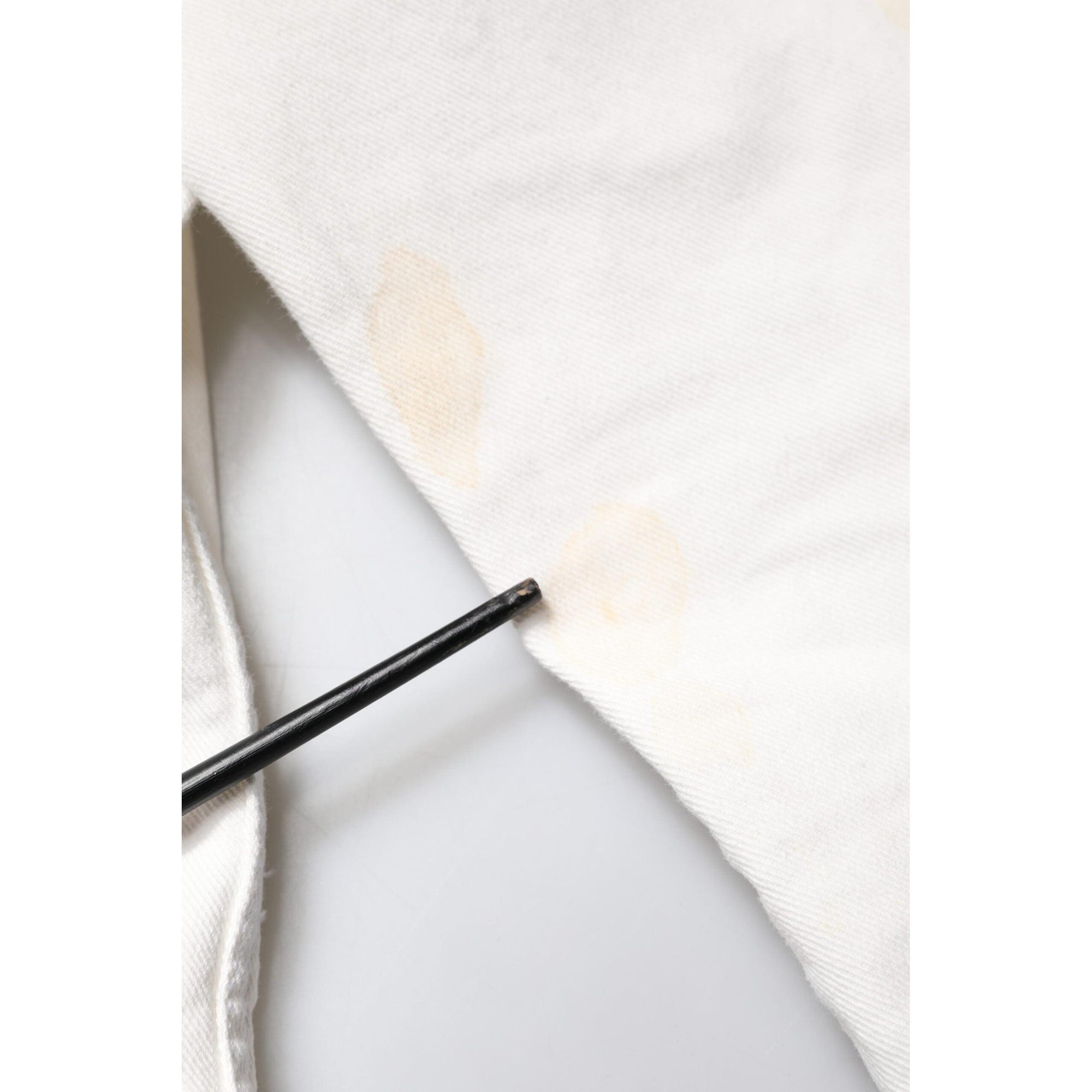 Dolce &amp; Gabbana White Graffiti Cotton Stretch Denim Jacket