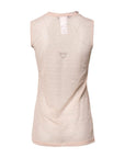 Dolce & Gabbana Beige Nylon Logo Monogram Sleeveless Tank Top