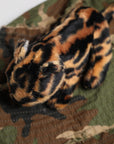 Dolce & Gabbana Multicolor Leopard Embellish Wide Brim Bucket Hat