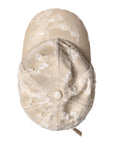 Dolce & Gabbana Beige Tattered Cotton 6 Panels Baseball Cap