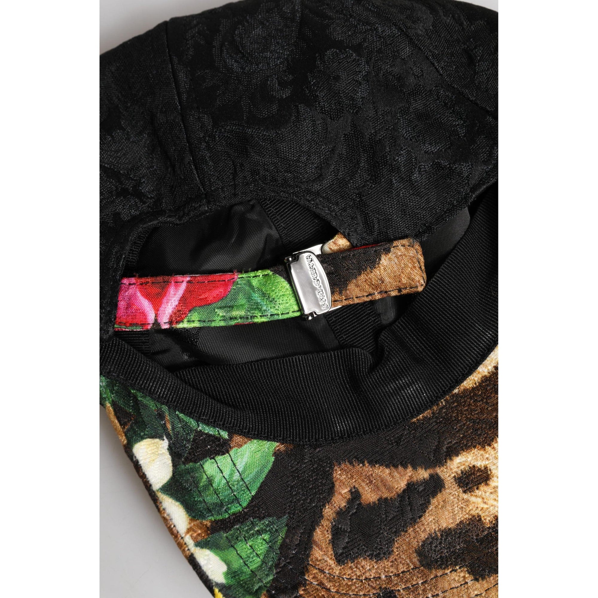 Dolce &amp; Gabbana Multicolor DG Logo Patch 6 Panels Baseball Cap
