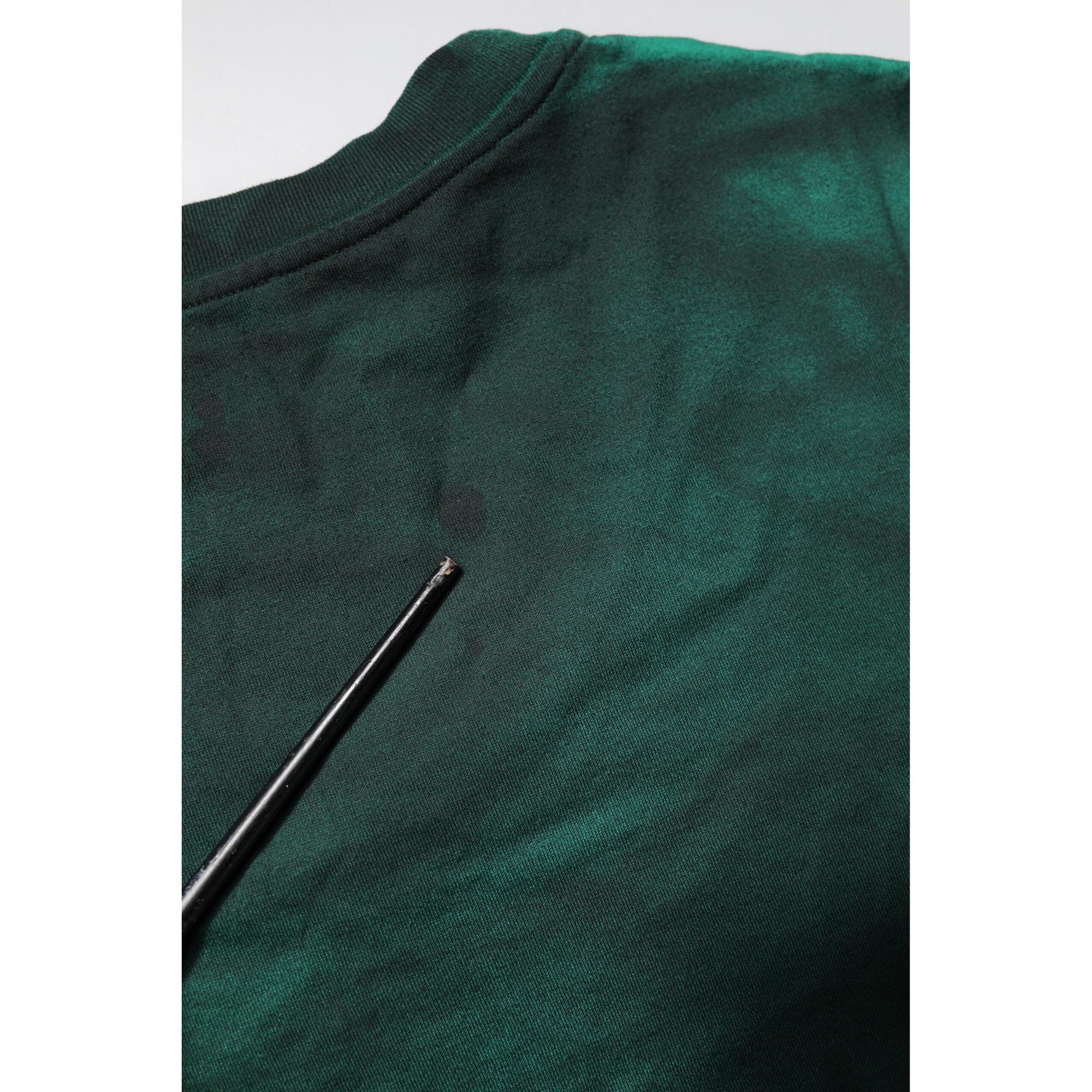Dolce &amp; Gabbana Green Cotton Round Neck Short Sleeves T-shirt